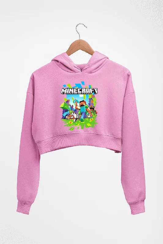 Minecraft Crop HOODIE FOR WOMEN