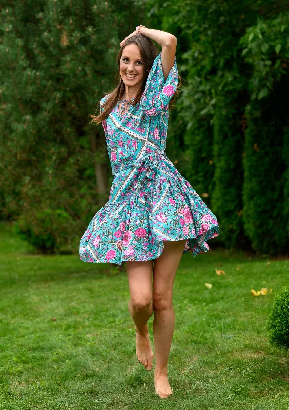 Rafaella Sky Roses Dress