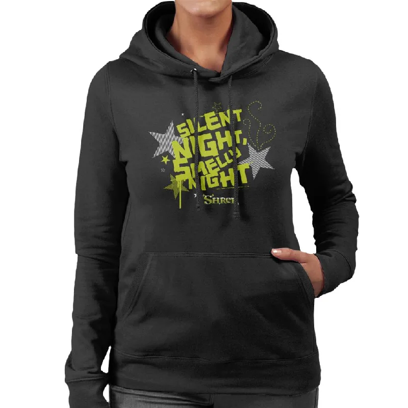 Last Chance Shrek Christmas Silent Night Smelly Night Women's Hooded Sweatshirt