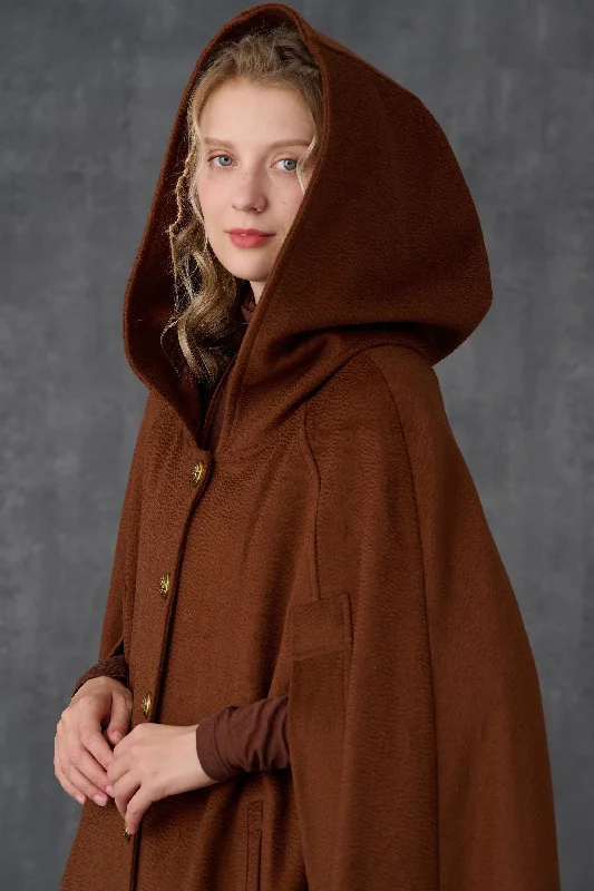 Exclusive Savings Parini 33 | Maxi Hooded wool cloak coat