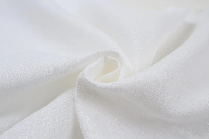Lowest Price Premium Light-Weight Linen - Piece Dyed - PFD White (1,5 Mts Remnant)