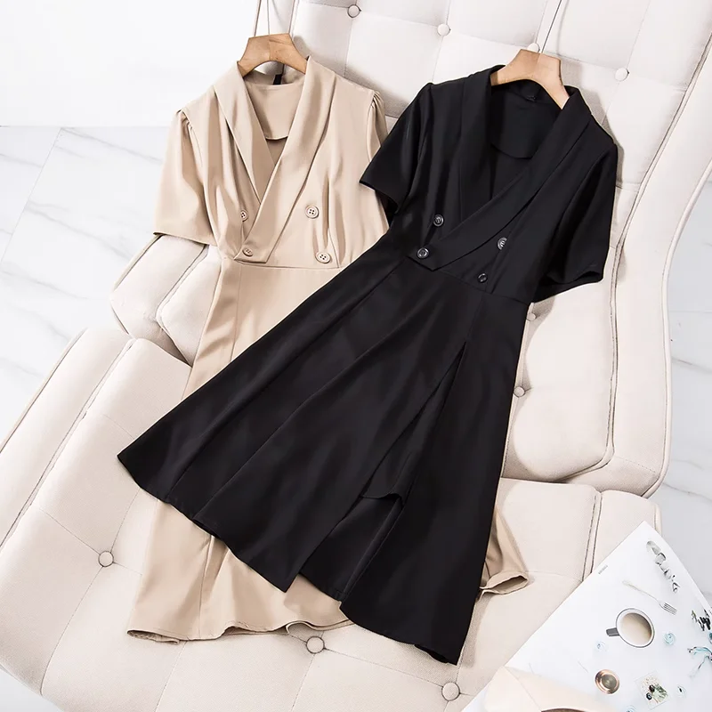 Buy More, Save More Plus Size Trench Coat Shirt Dress