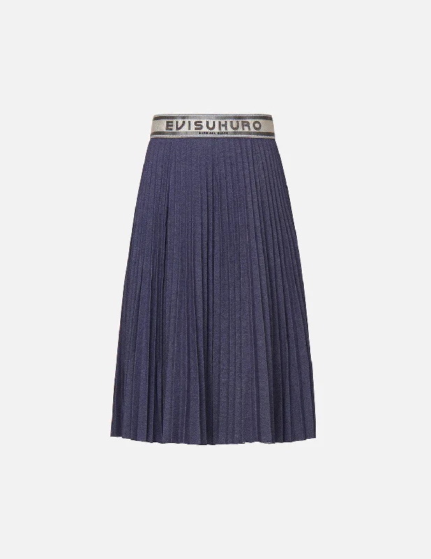 Discount Days Pleated Midi Skirt