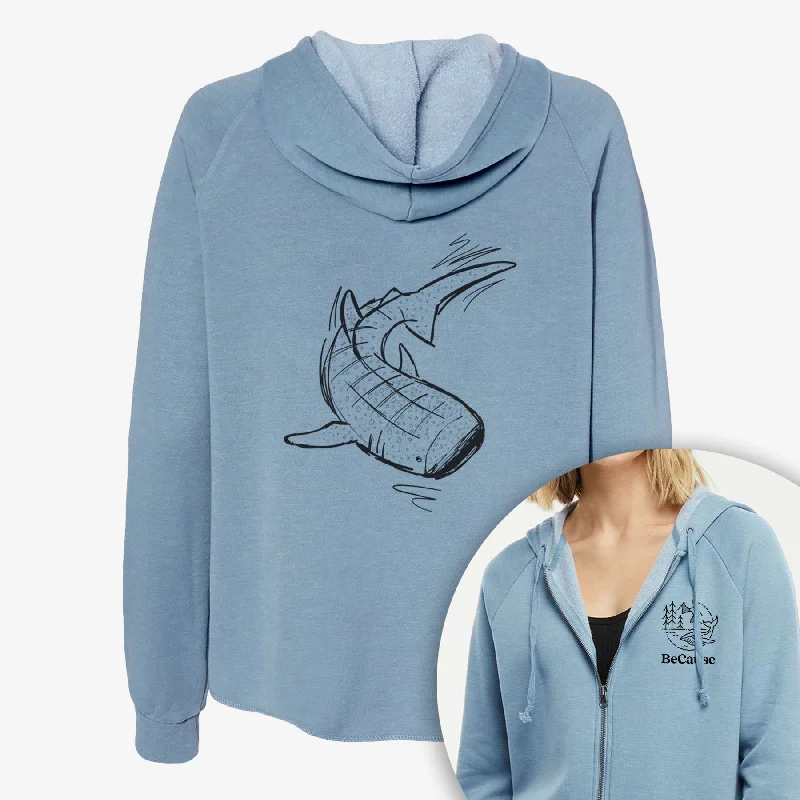 Closeout Whale Shark - Women's Cali Wave Zip-Up Sweatshirt