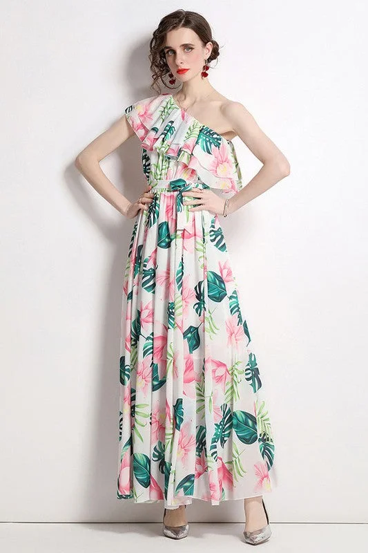 Exclusive Access SEXY MAXI DRESS GREEN CORAL