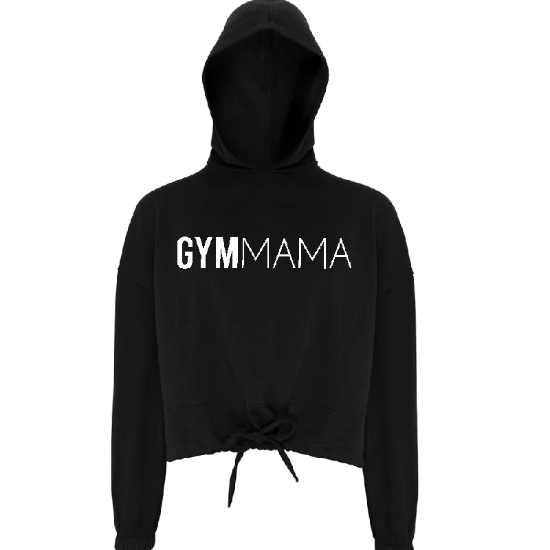Act Fast Gym Mama Big Logo Cropped Hoodie (MRK X)