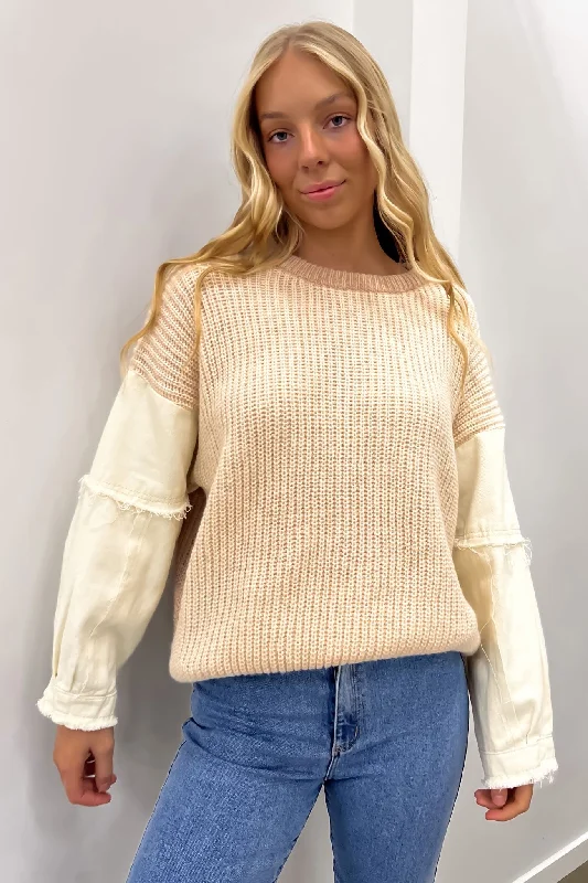 Special Price Vayla Knit Jumper Beige Cream