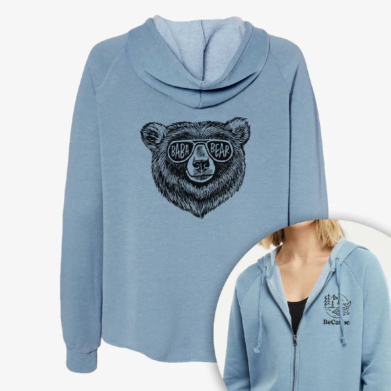 Baba Bear - Women's Cali Wave Zip-Up Sweatshirt