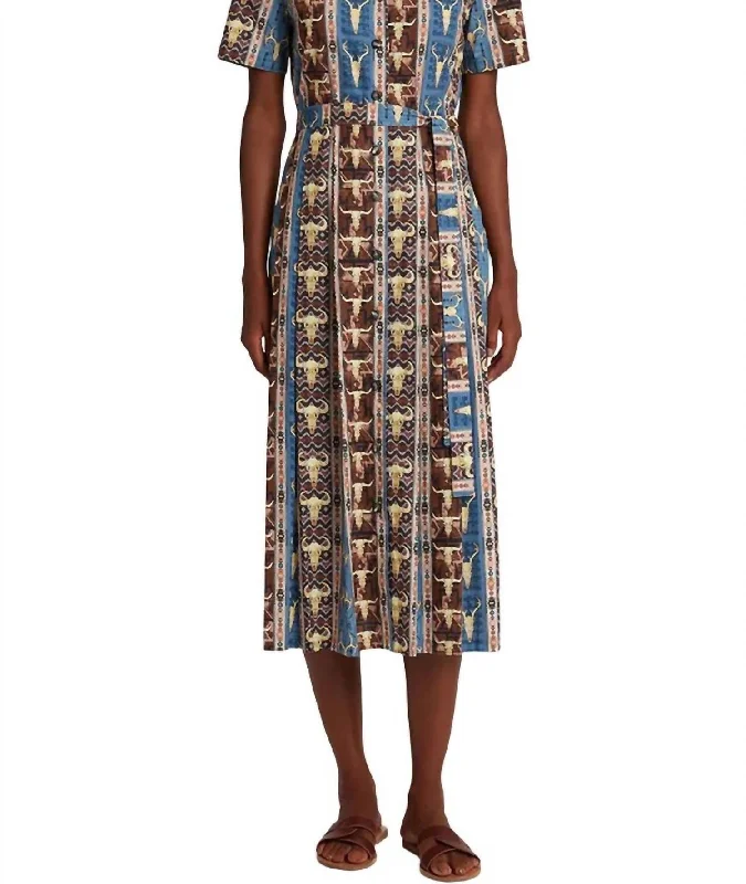 Steals and Deals Claudia Arizona Dress In Brown