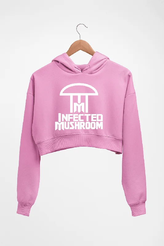 Hot Deal Infected Mushroom Crop HOODIE FOR WOMEN