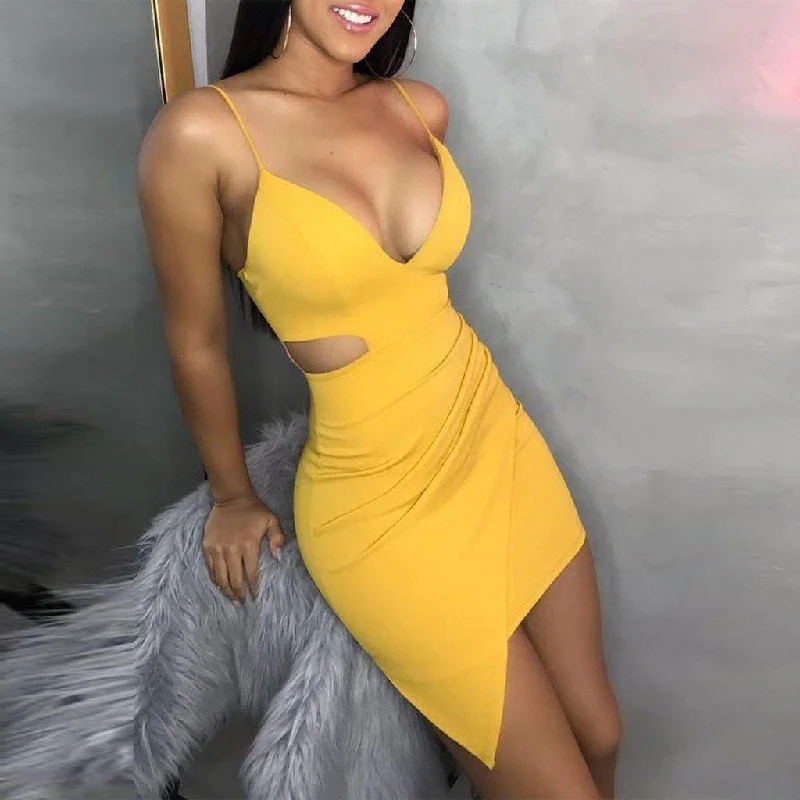 Crazy Savings Women Dress, Sleeveless, V-Neck Party Dress