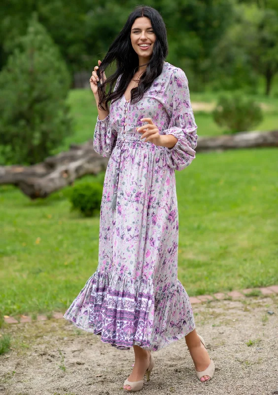 Stock Clearance Simona Silver Shine Dress