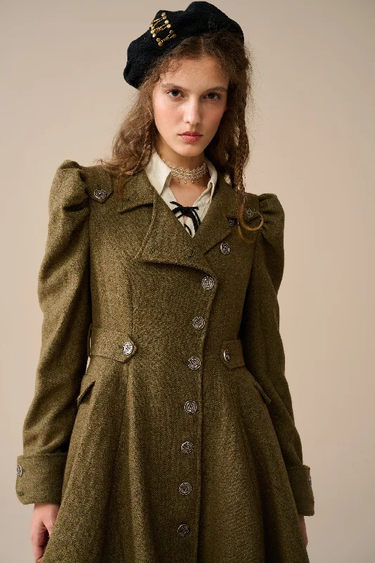 New Deals Jade 22 | Belted vintage wool coat