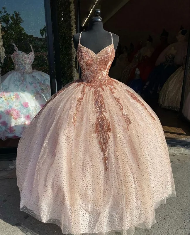 Low Prices Long Prom Dresses, Lace Appliques Sweet 16 Dresses