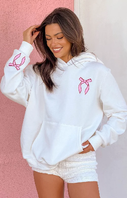 Final Clearance Beginning White Sweetie Hoodie