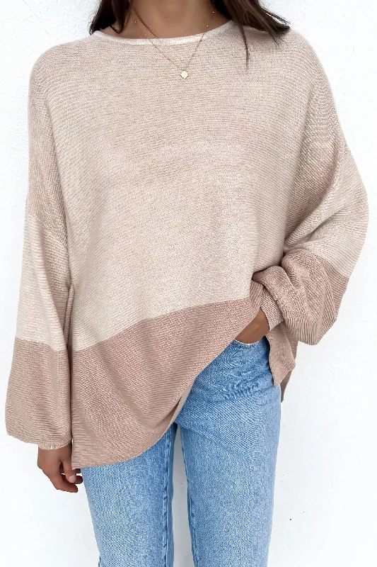 Year-End Sale Jadson Knit Beige Multi