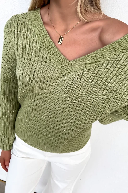 Price Reduction Zhuri Knit Green
