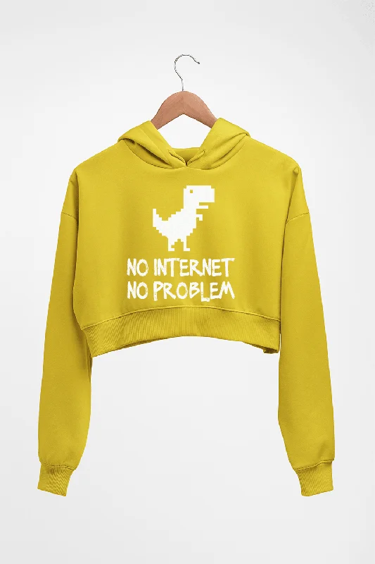 Massive Deals Internet Crop HOODIE FOR WOMEN