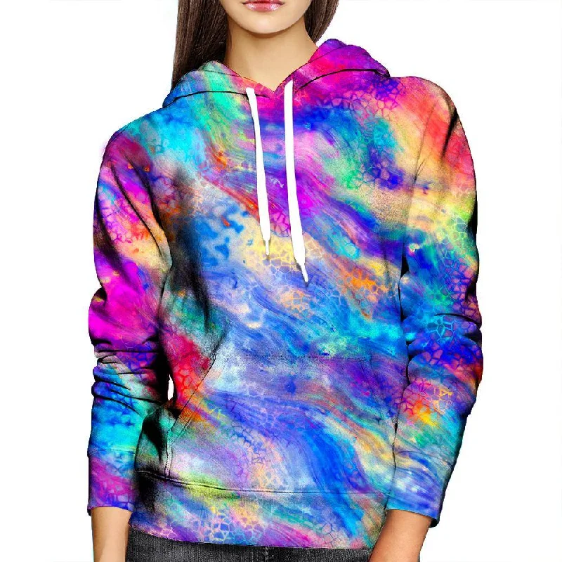 Smeared Womens Hoodie