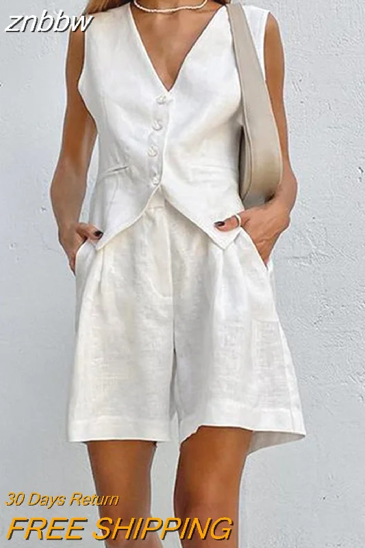 Instant Discount znbbw Waistcoat Shorts Sets Women Elegant Sleeveless Single Breasted Top Two Piece Set Womens 2023 Summer Lady Tank Set Casuals Instant Discount znbbw Waistcoat Shorts Sets Women Elegant Sleeveless Single Breasted Top Two Piece Set Womens 2023 Summer Lady Tank Set Casuals