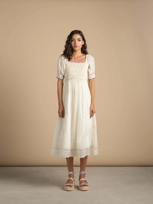 Weekend Flash Sale Sunbeam Smock Midi Dress