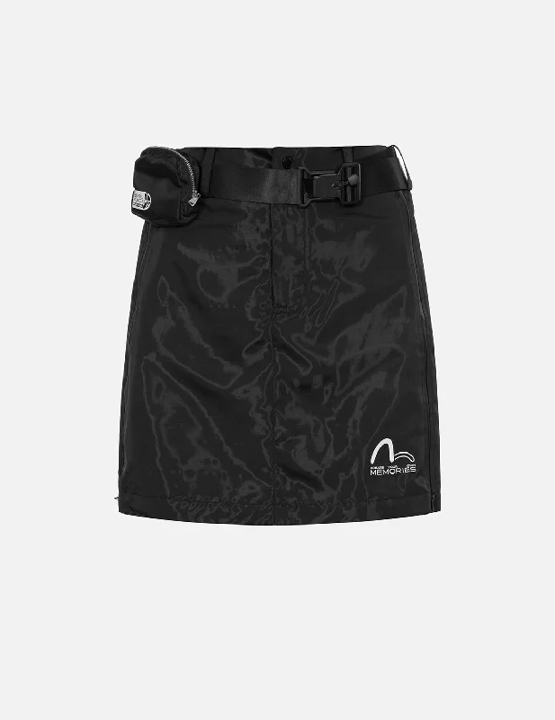 Bargain Prices Seagull Print Regular Fit Skirt With Belt Bag