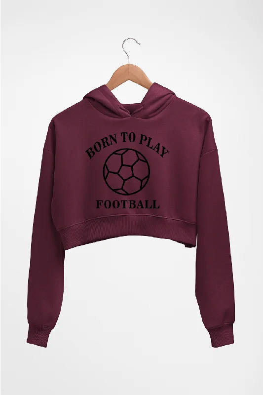 Bonus Savings Play Football Crop HOODIE FOR WOMEN