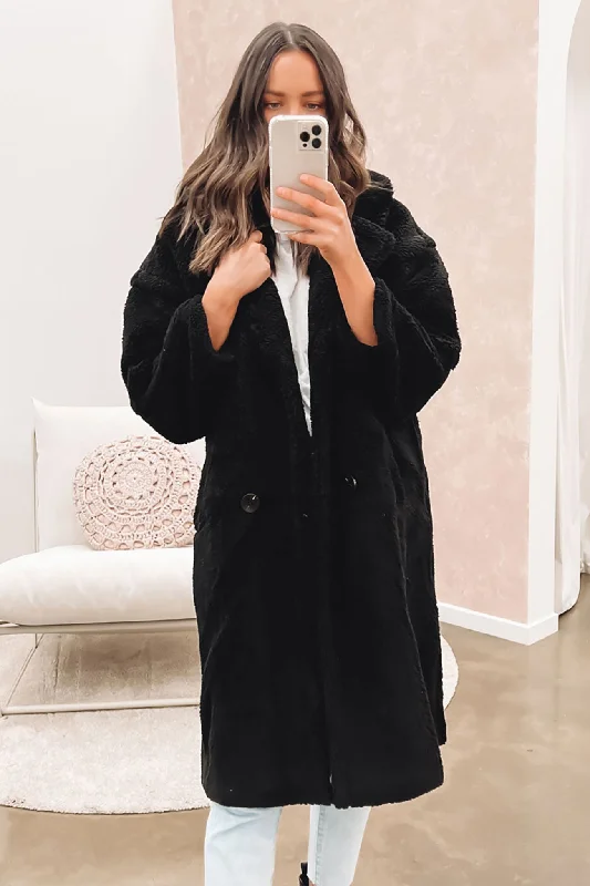 Massive Deals Annastacia Coat Black