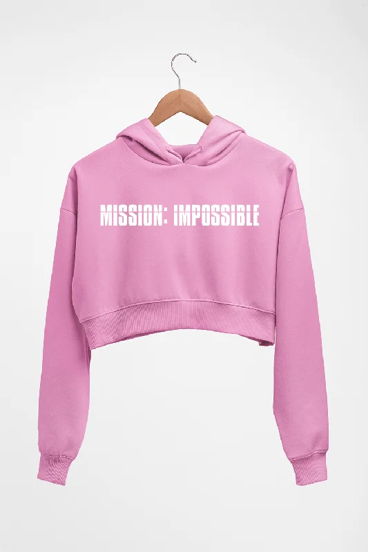 Amazing Deals Mission Impossible (MI) Crop HOODIE FOR WOMEN