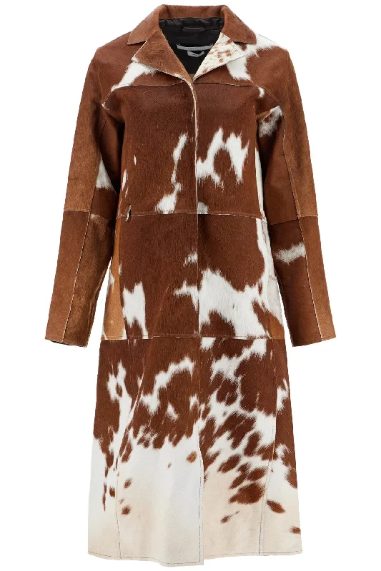 Huge Discounts SAKS POTTS long gio coat in pony hair