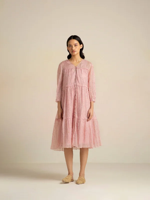 Limited Availability Barley Pink Lace Dress