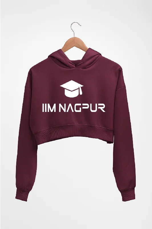 Best Bargains IIM Nagpur Crop HOODIE FOR WOMEN