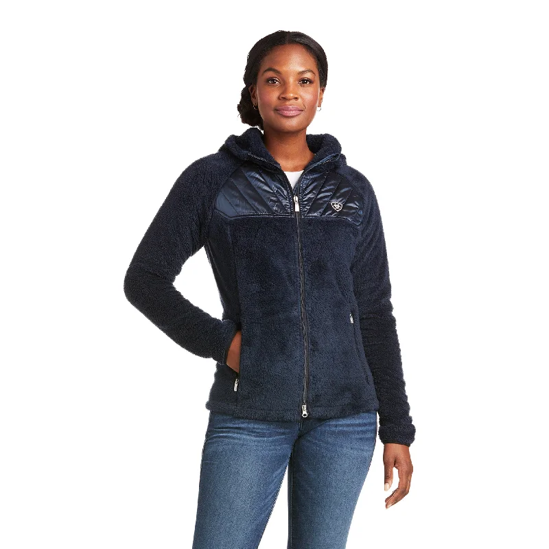 Amazing Deals Ariat® Ladies Coalesce Full Zip Dark Sapphire Hoodie 10037514