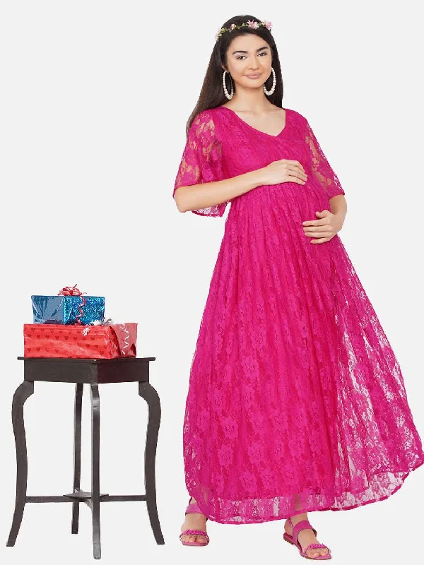 Price Buster Baby Shower Dress Pink Maxi Baby Shower Dress