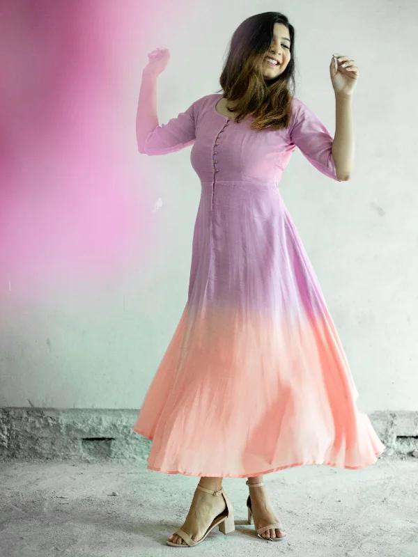 Discount Days Sunset Twilight Fit & Flare Dress
