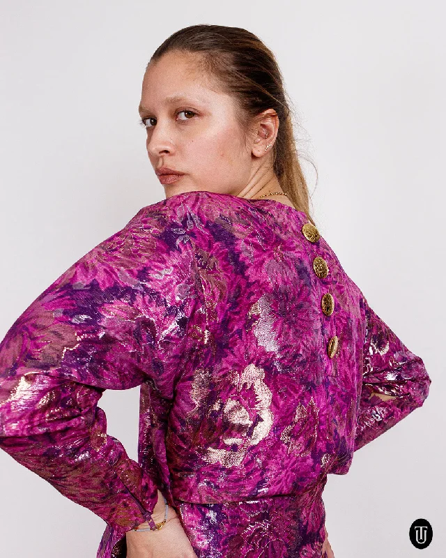 Steals and Deals 1980s Yves Saint Laurent Rive Gauche Wool and Silk Dress S