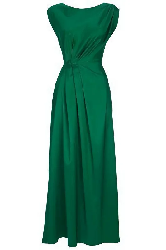 New Arrival Green Sleeveless Party Dress, Long Prom Dress