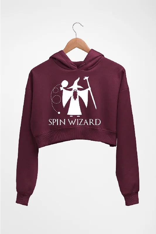 Stock Clearance Table Tennis (TT) Wizard Crop HOODIE FOR WOMEN