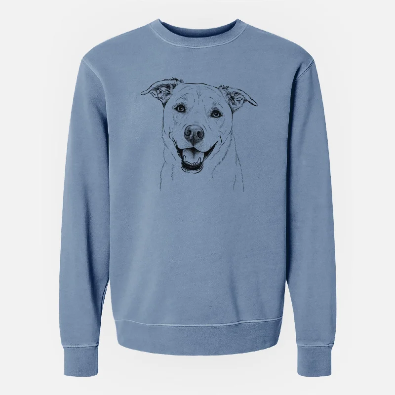 Super Sale Bare Carl the Mixed Breed - Unisex Pigment Dyed Crew Sweatshirt