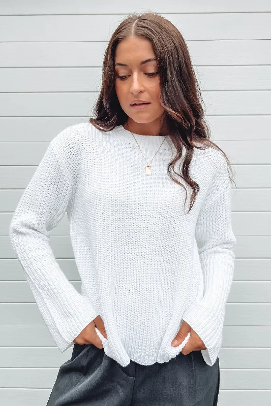 Lowest Price Quinley Knit White