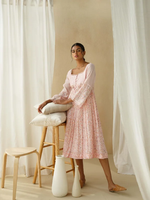 Clearance Items Wellspring Pleat Midi Dress