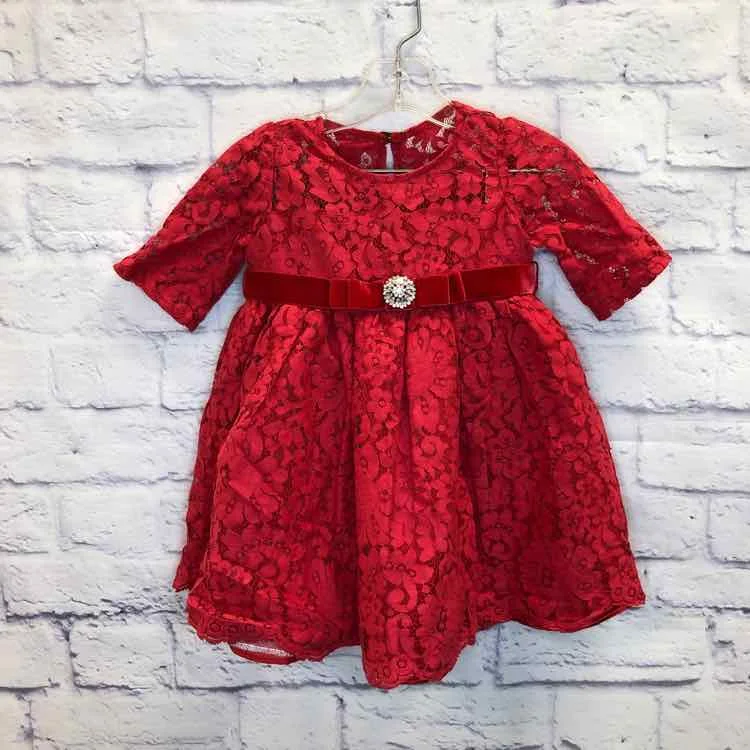 Deal of the Week Rare Editions Red Size 12 Months Girls Dress