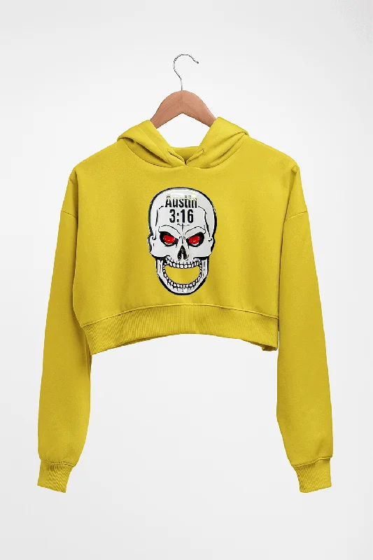 Stone Cold Steve Austin (WWE) Crop HOODIE FOR WOMEN