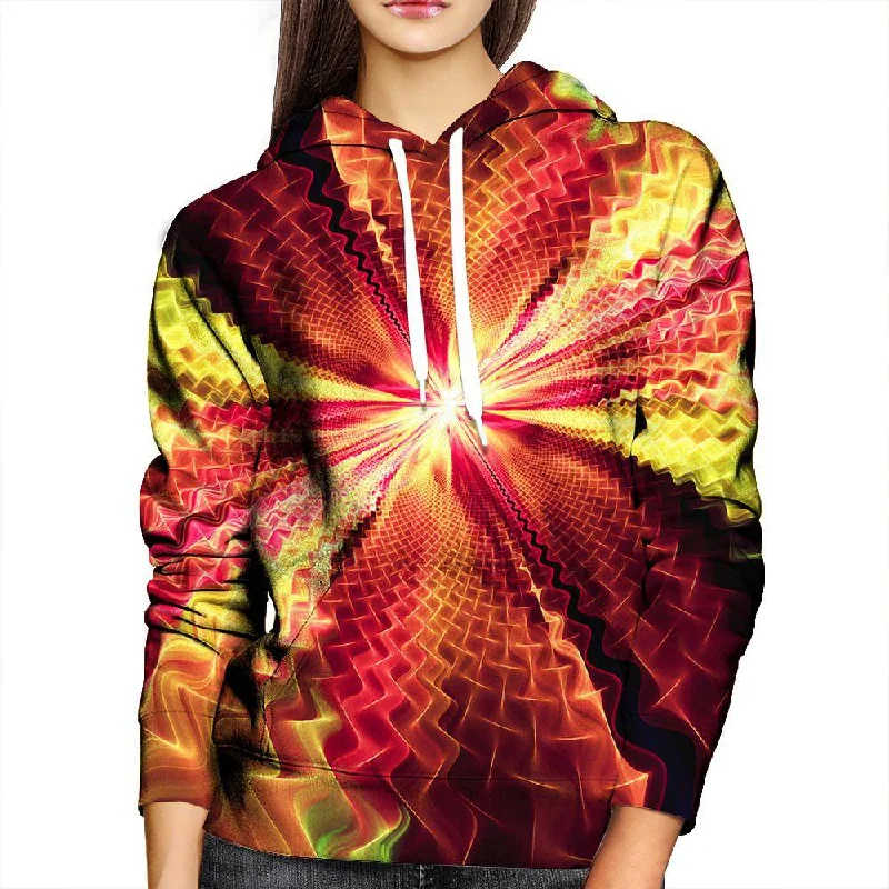 Into The Red Womens Hoodie