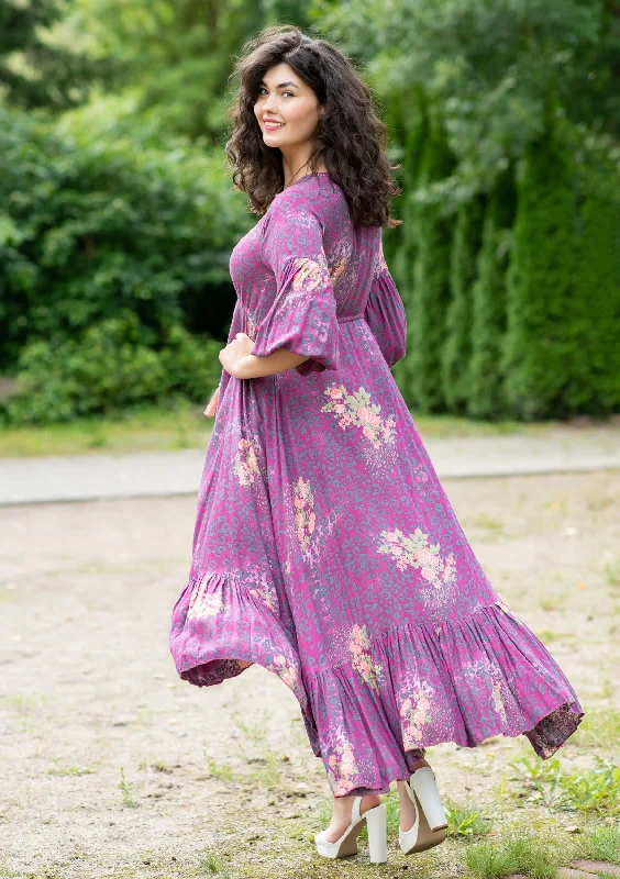 Can't Miss Francesca Purple Puma Dress