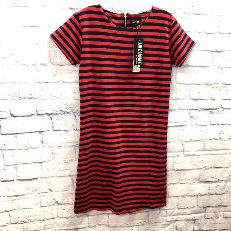 Early Access Awesome by Someone Stripe Size 16 Girls Dress