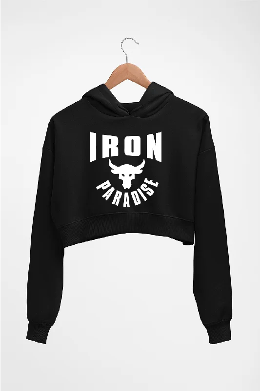Major Savings Iron Paradise Crop HOODIE FOR WOMEN