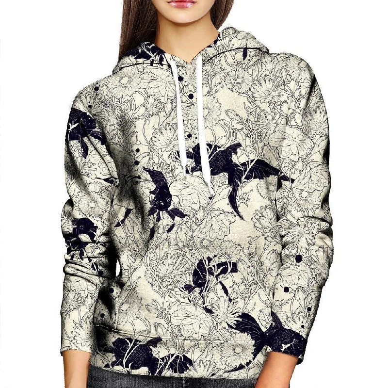 Hide And Seek Koi Fish Womens Hoodie