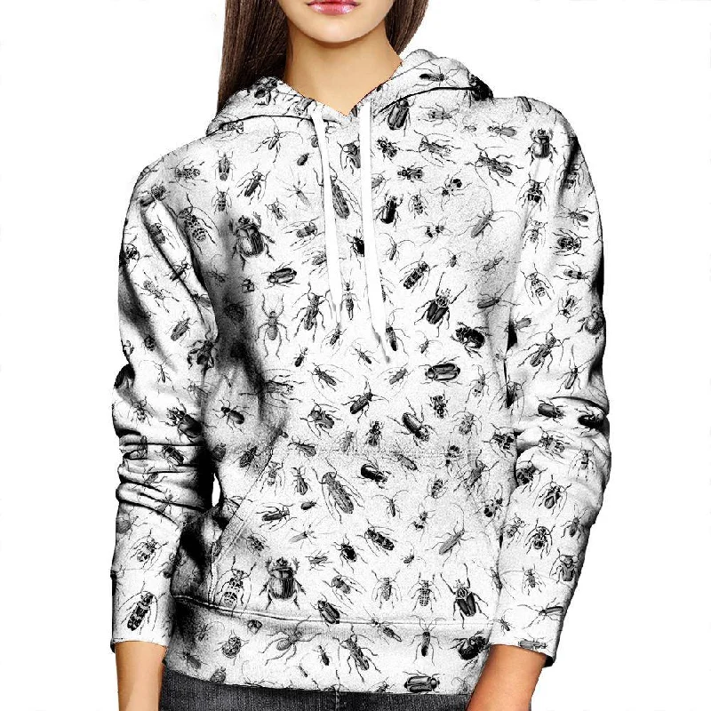 The Best Prices Beetlemania White Womens Hoodie