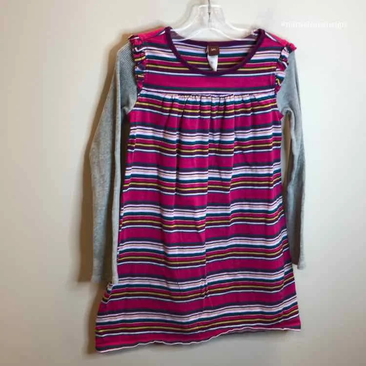 Price Rollback Tea Stripe Size 8 Girls Dress